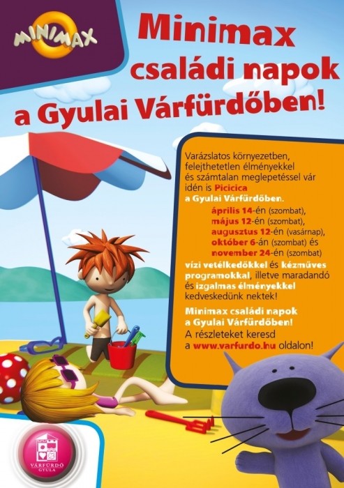   - Minimax családi nap a Gyulai Aquapalotában